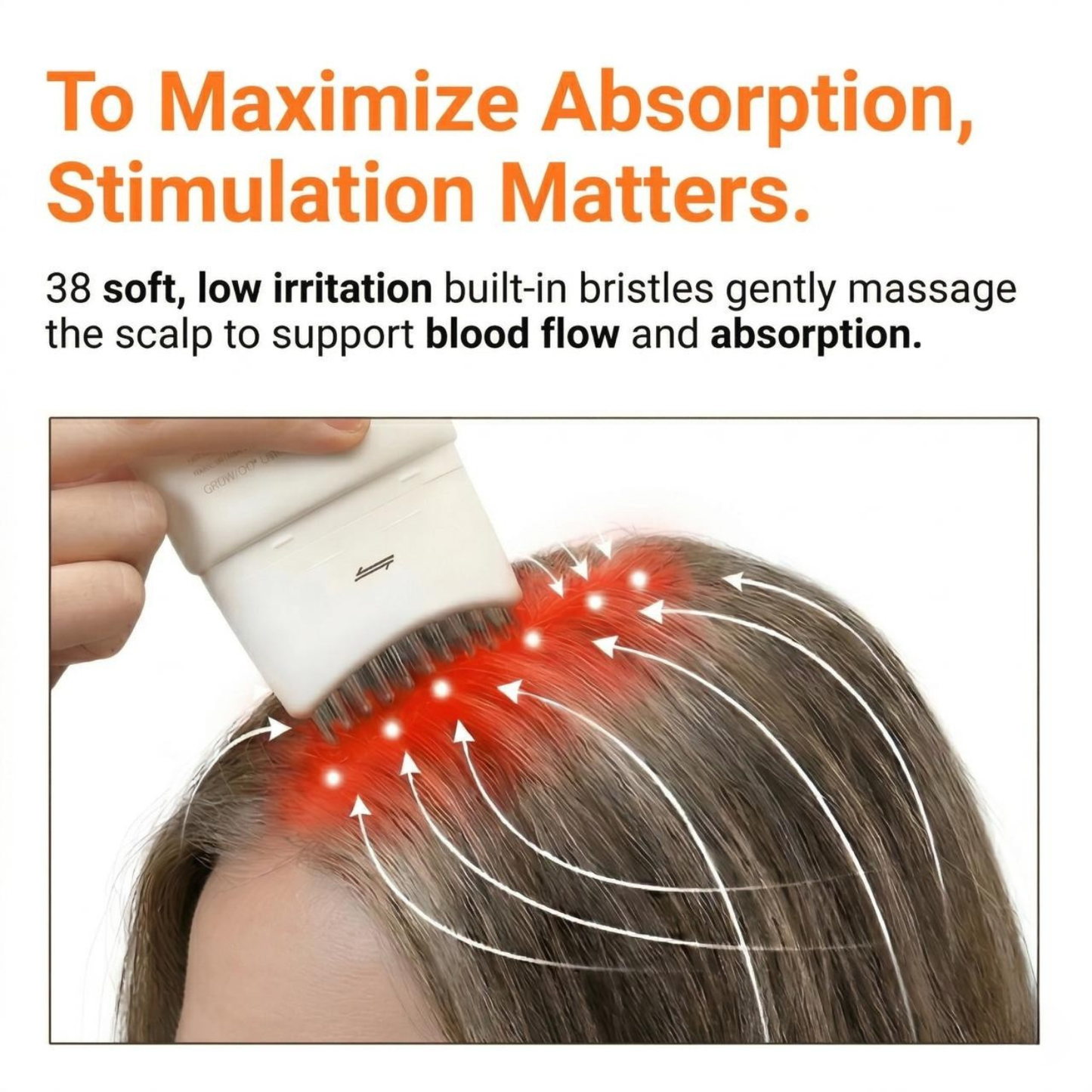 GrowTurn Hair Brush Serum