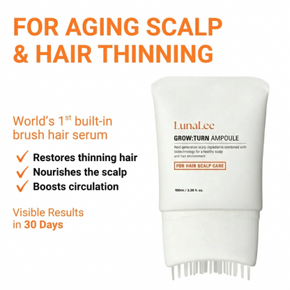 GrowTurn Hair Brush Serum